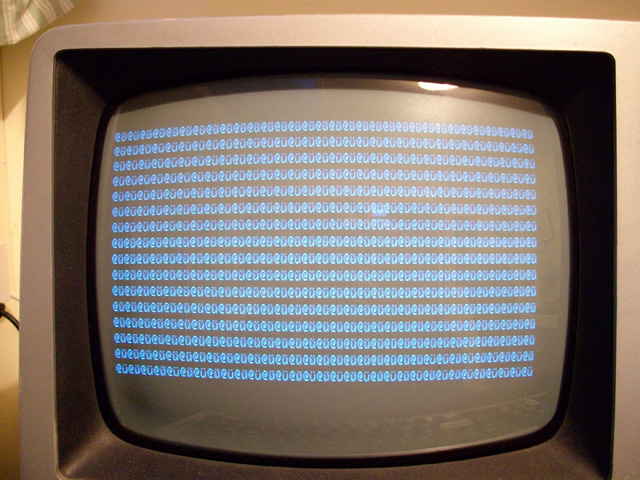 Model III non-boot screen