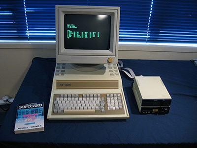 RX-8800 showing a CP/M directory